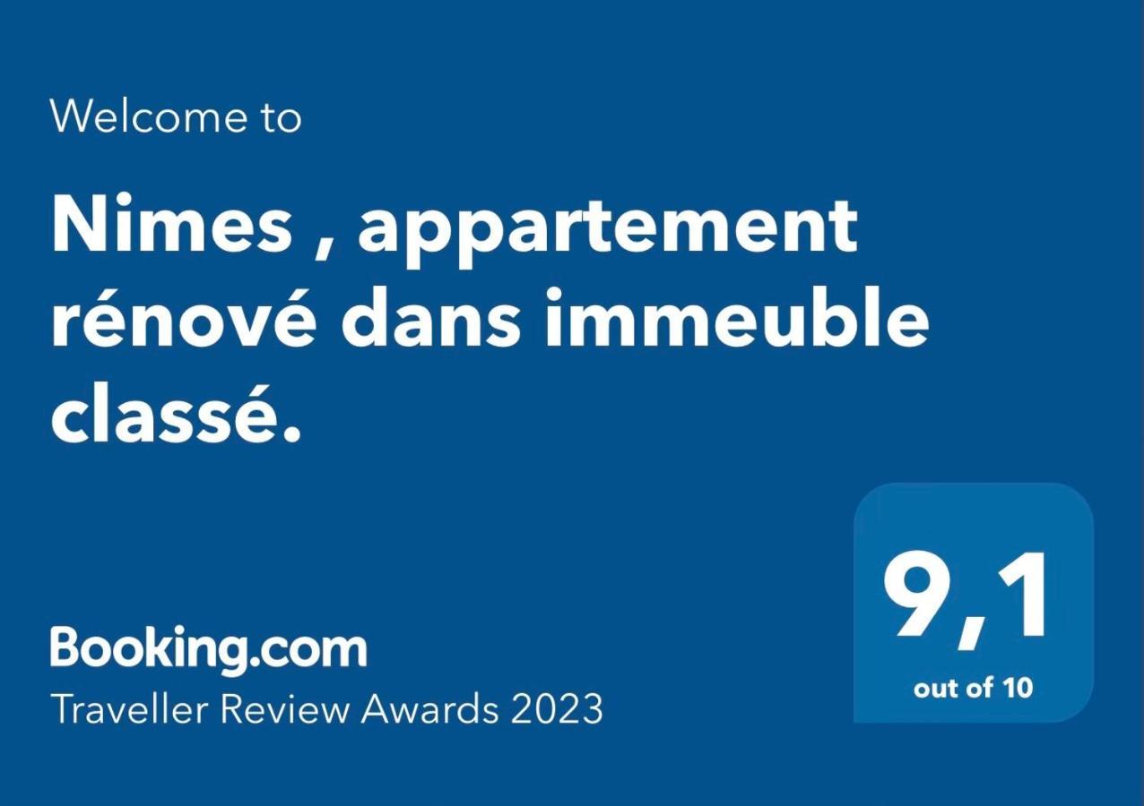 Nimes , Appartement Renove Dans Immeuble Classe. Kültér fotó